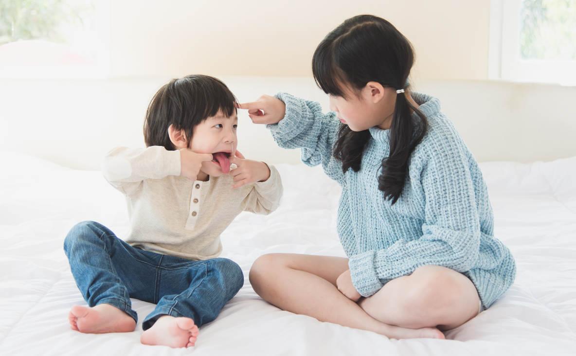 Kakak dan adik bertengkar